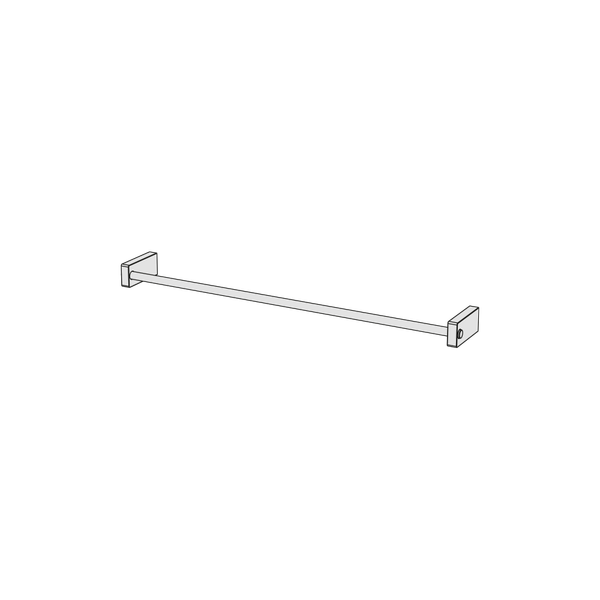  Thanh treo khăn phòng tắm 450mm bằng đồng Square - CWR4 