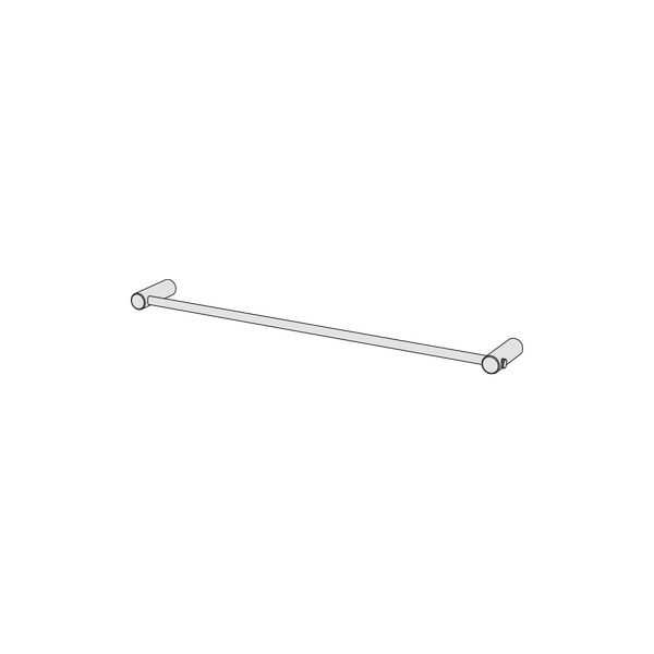  Thanh treo khăn phòng tắm 450mm bằng đồng Round - CWT4 