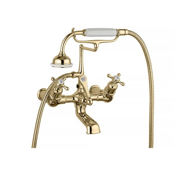  Vòi bồn tắm gắn tường cổ điển bằng đồng Drummu - D1743 