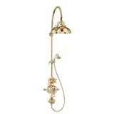  Vòi sen cây gắn tường điều chỉnh nhiệt độ cổ điển bằng đồng - Shower Shamrock HH 