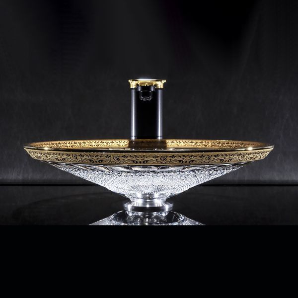  Chậu Lavabo Pha Lê Dilos Gaia Empire Gold 