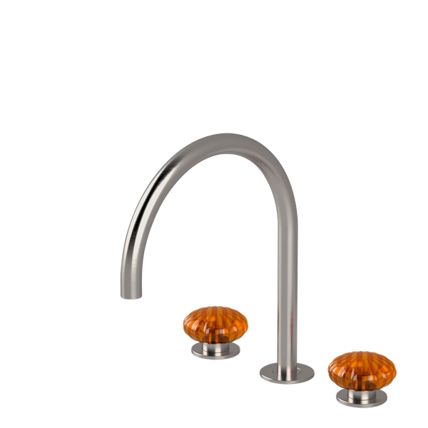  Vòi chậu lavabo xoay 3 lỗ cao 270mm bằng stainless steel Dorin - DOR23 