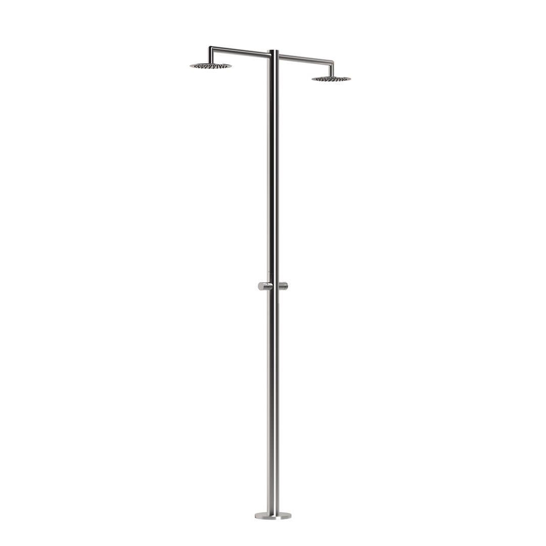  Sen cây ngoài trời hai tay sen bát sen ∅200mm bằng stainless steel 316L - DoubleH-MS 