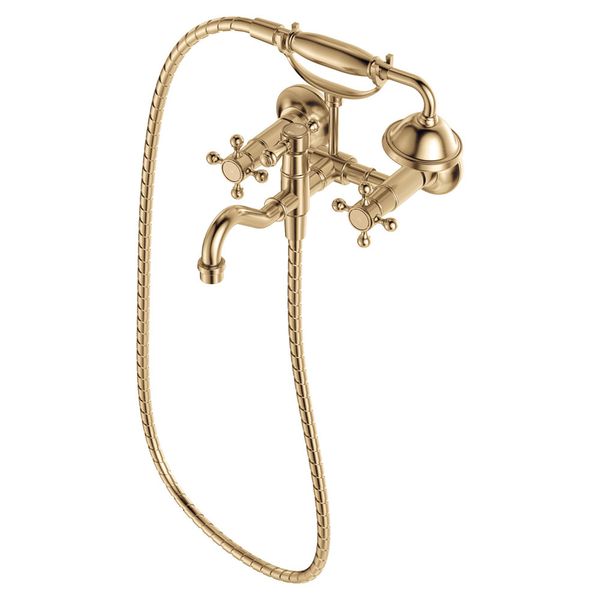  Vòi bồn tắm gắn tường có sen cầm tay bằng đồng Ellian - E336105 