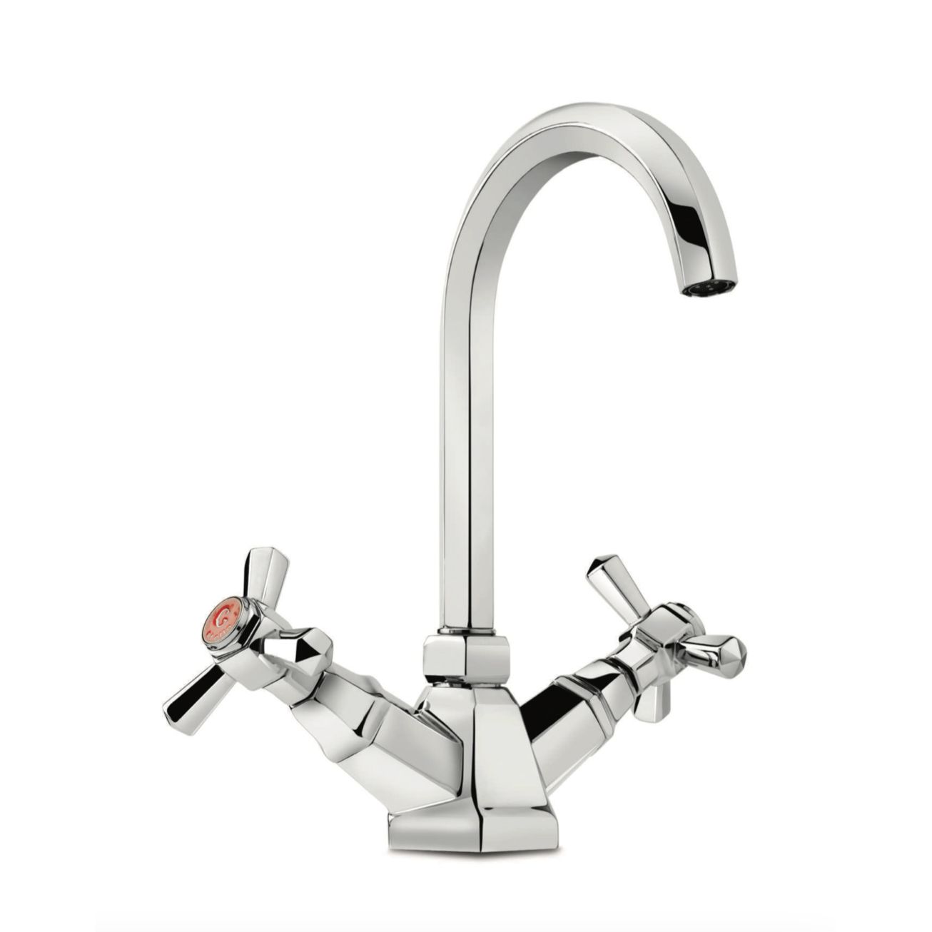  Vòi chậu lavabo cao 260mm bằng đồng Eccelsa - 3217 