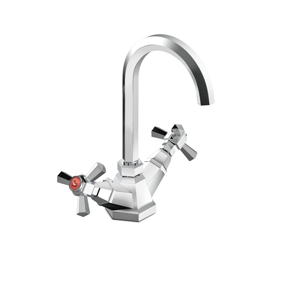  Vòi chậu lavabo cao 260mm bằng đồng Eccelsa - 3217 