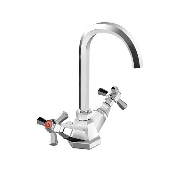  Vòi chậu lavabo cao 295mm bằng đồng Eccelsa - 3217P 