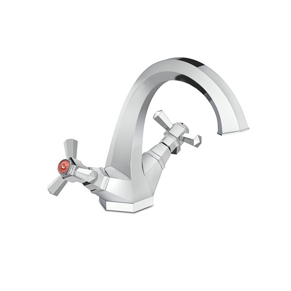  Vòi chậu lavabo cao 200mm bằng đồng Eccelsa - 3217M 