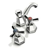 Vòi chậu lavabo 3 lỗ bằng đồng Eccelsa - 3224 