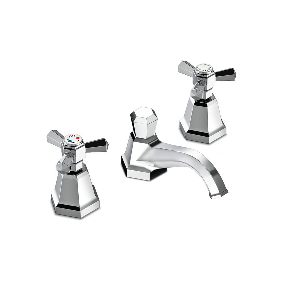  Vòi chậu lavabo 3 lỗ bằng đồng Eccelsa - 3224TC 