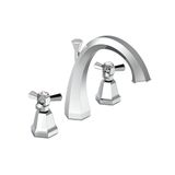  Vòi chậu lavabo 3 lỗ cao 202mm bằng đồng Eccelsa - 3225TC 