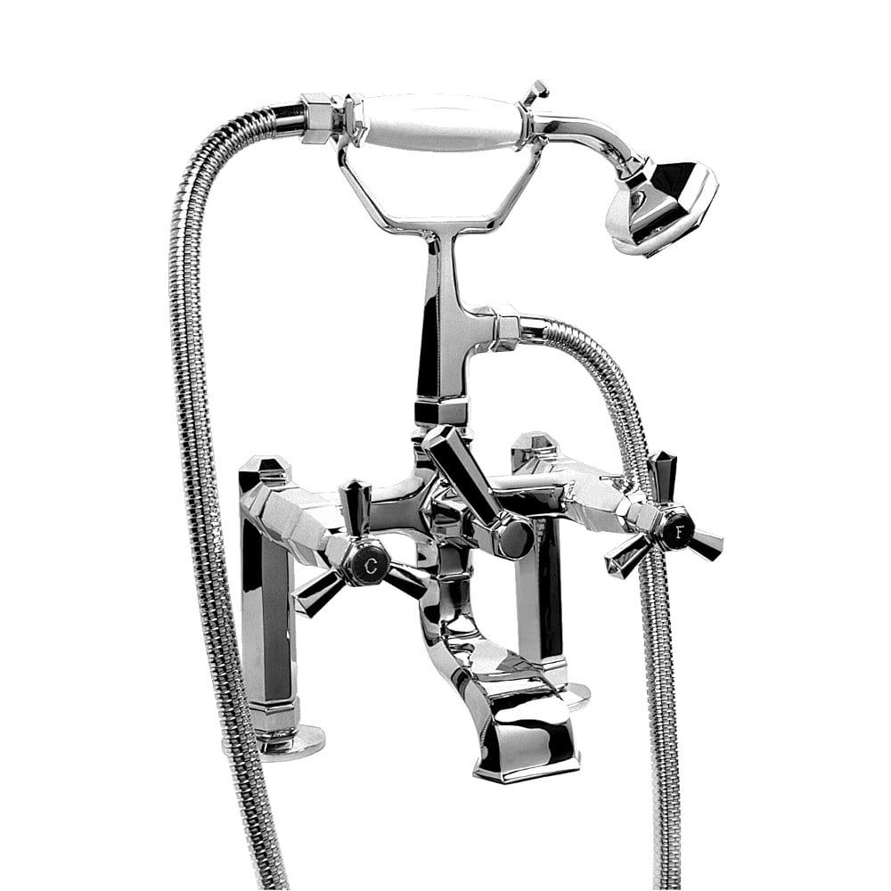  Vòi bồn tắm có vòi sen cầm tay bằng đồng Eccelsa - 3274RG306 