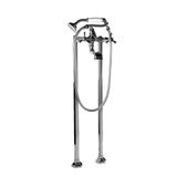  Vòi bồn tắm gắn sàn có vòi sen cầm tay bằng đồng Eccelsa - 3274CL306FB 