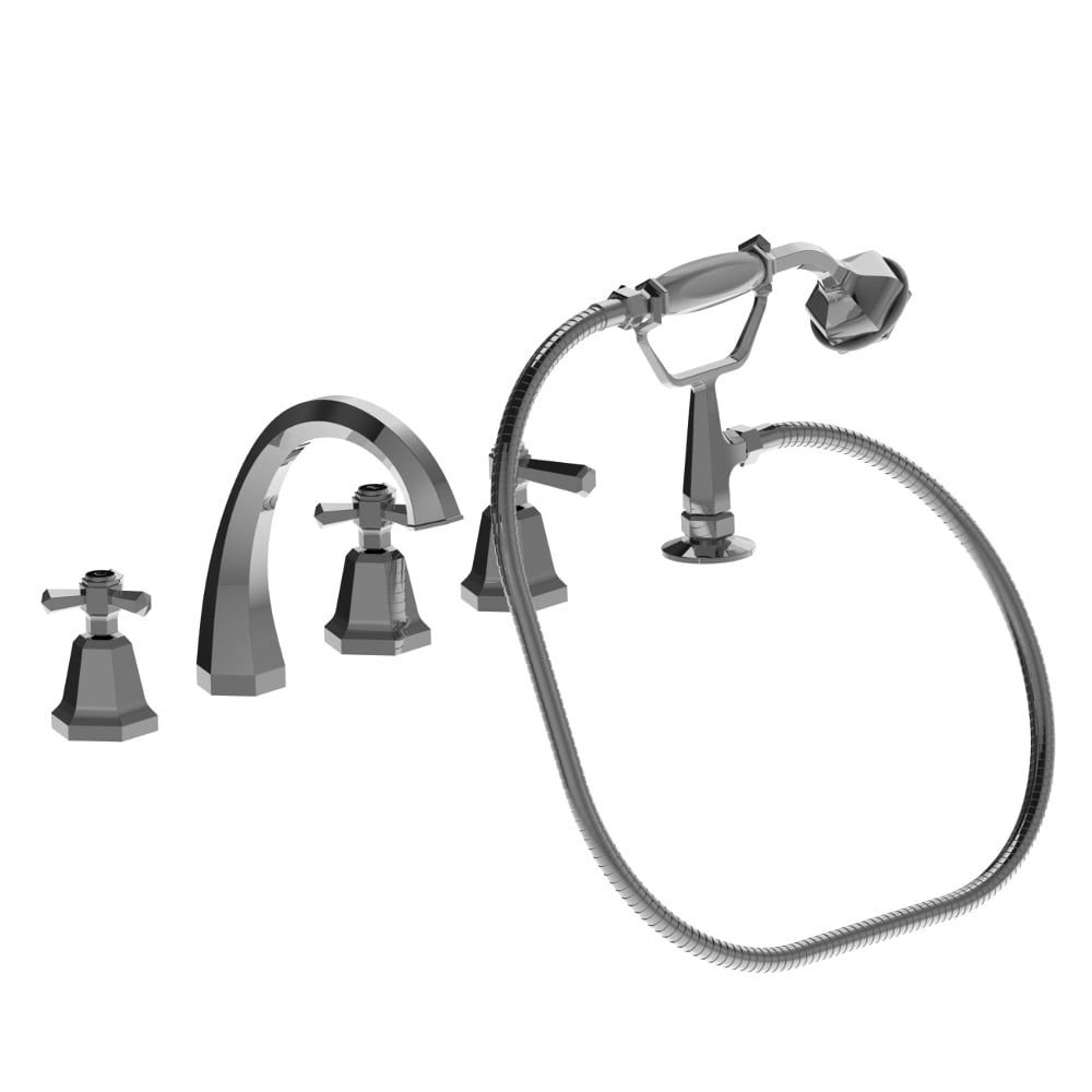  Vòi bồn tắm 5 lỗ có vòi sen cầm tay bằng đồng Eccelsa - 3256TR307 