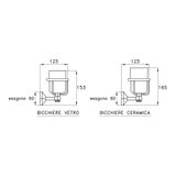  Ly đựng bàn chải đánh răng treo tường phòng tắm bằng đồng Eccelsa - 1012-B012 