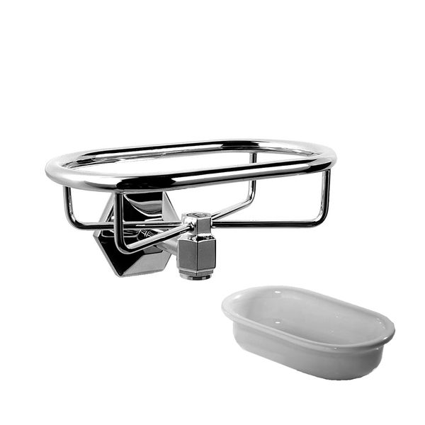  Đĩa đựng xà bông tắm treo tường bằng đồng Eccelsa - 1022-P022 