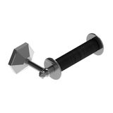  Móc treo giấy vệ sinh không nắp chụp bằng đồng Eccelsa - 1033 