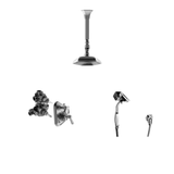  Vòi sen âm trần điều chỉnh nhiệt độ có vòi sen cầm tay bằng đồng Eccelsa - ECC-CSHOWER3 