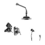  Vòi sen gắn tường điều chỉnh nhiệt độ có vòi sen cầm tay bằng đồng Eccelsa - ECC-WSHOWER3 