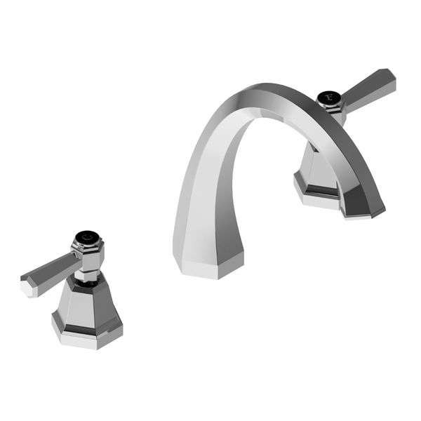  Vòi chậu lavabo 3 lỗ cao 202mm bằng đồng Eccelsa - 3223 