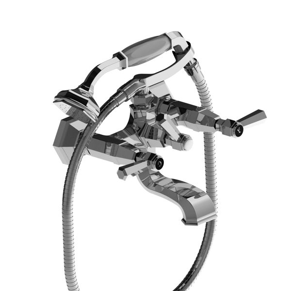  Vòi bồn tắm gắn tường có vòi sen cầm tay bằng đồng Eccelsa - 3274-306FB 