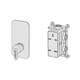  External Part - Bộ trộn 1 đầu ra bằng đồng Koè - Geda Wellness - EMK1 