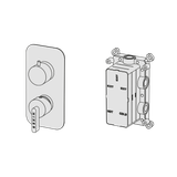  External Part - Bộ trộn 3 đầu ra bằng đồng Koè - Geda Wellness - EMK3 