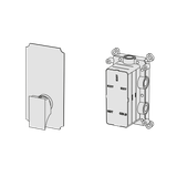  External Part - Bộ trộn 1 đầu ra bằng đồng Rajia - Geda Wellness - EMR1 