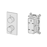  External Part - Bộ trộn điều chỉnh nhiệt độ 3 đầu ra bằng đồng Hito Cinquantuno - Geda Wellness - ETQ3 