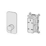  External Part - Bộ trộn điều chỉnh nhiệt độ 1 đầu ra bằng đồng Koè - Geda Wellness - ETT1 