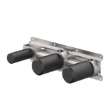  Vòi bồn tắm gắn tường điều chỉnh nhiệt độ 3 lỗ 3 đầu ra dài 190mm bằng stainless steel Dixi - TRX90 