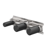  Vòi bồn tắm gắn tường điều chỉnh nhiệt độ 3 lỗ dài 190mm 3 đầu ra bằng stainless steel Dorin - DOR90 