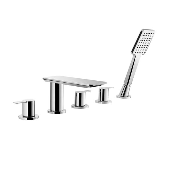  Vòi bồn tắm 5 lỗ bằng đồng Spring - FH7175C 