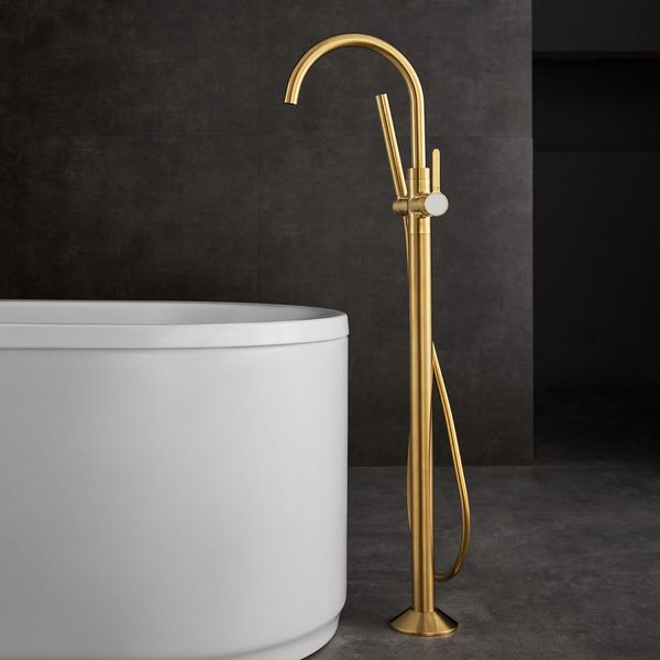  Vòi bồn tắm gắn sàn bằng đồng Moonlight - FH8195 