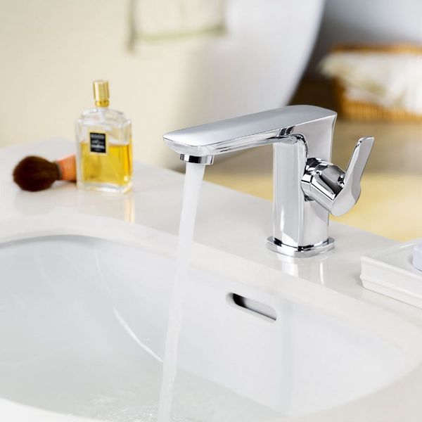  Vòi chậu lavabo cao 100mm bằng đồng Modern - FH9883 