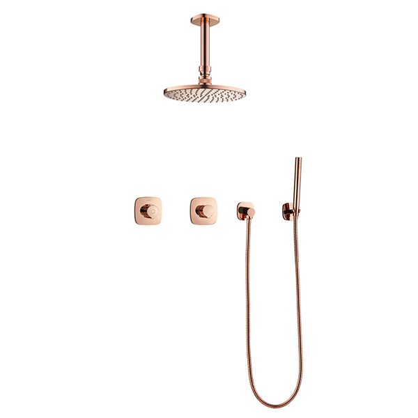  Sen âm trần điều chỉnh nhiệt độ, bát sen Ø300mm bằng đồng Allure - FH9970 