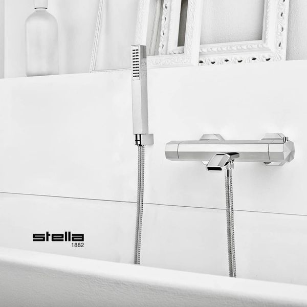  Vòi bồn tắm gắn tường có vòi sen cầm tay bằng đồng Firenze - 3267TM304 