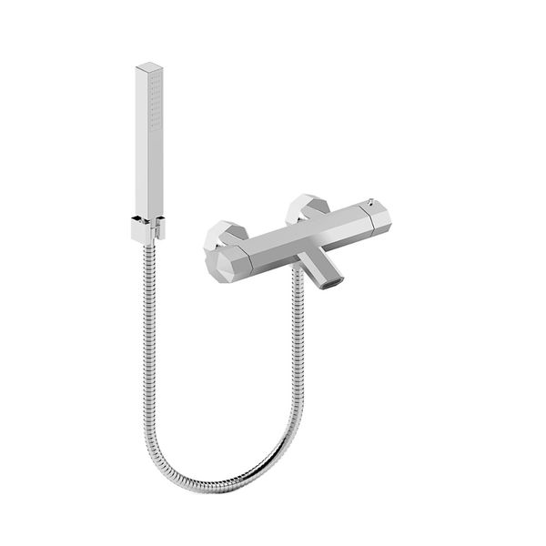  Vòi bồn tắm gắn tường có vòi sen cầm tay bằng đồng Firenze - 3267TM304 