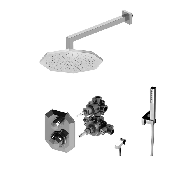  Vòi sen gắn tường có sen cầm tay bằng đồng Firenze - FIR-WSHOWER1 