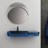  Chậu lavabo treo tường trong suốt - G202T 