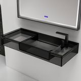  Chậu lavabo treo tường trong suốt - G802T 