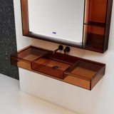  Chậu lavabo treo tường trong suốt - G803T 