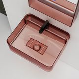  Chậu lavabo treo tường trong suốt - G821T 