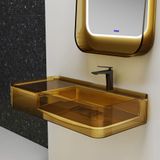  Chậu lavabo treo tường trong suốt - G822T 