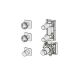  External Part - Bộ trộn điều chỉnh nhiệt độ 2 đầu ra  (3/4