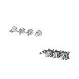  External Part - Bộ trộn điều chỉnh nhiệt độ 2 đầu ra  (3/4