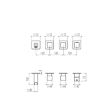  External Part - Bộ trộn điều chỉnh nhiệt độ 2 đầu ra  (3/4