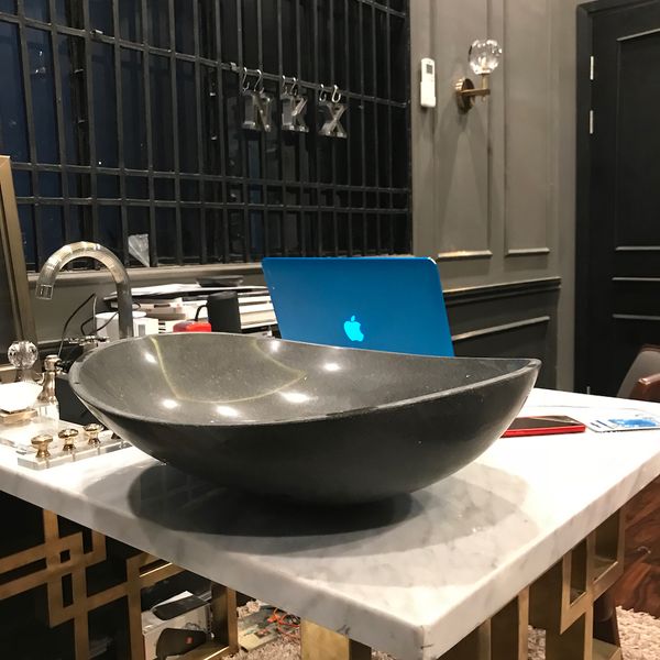  Chậu lavabo đá tự nhiên - H001BG 