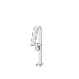  Vòi chậu lavabo cao 410mm bằng đồng Hito Quarantuno - H4U3 