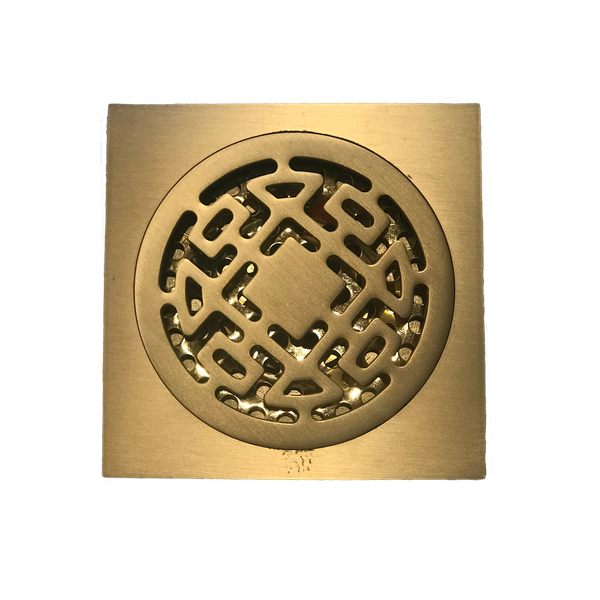  Nắp cống phễu thoát sàn ngăn côn trùng, rác thải, ngăn mùi hôi bằng đồng - HL40102 